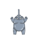 ずんぐりむっくりゾウ（個別スタンプ：10）