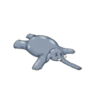ずんぐりむっくりゾウ（個別スタンプ：11）