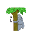 ずんぐりむっくりゾウ（個別スタンプ：14）