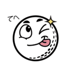 ゴルフボールのスマイルくん（個別スタンプ：22）