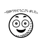 ゴルフボールのスマイルくん（個別スタンプ：35）