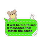 クマとうさぎのコンビで送るメッセージ2（個別スタンプ：7）