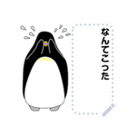 ペンギンのメッセージスタンプ（個別スタンプ：10）