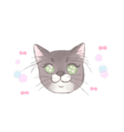 微妙な顔のネコ ミミちゃん（個別スタンプ：11）