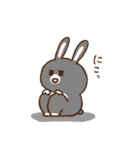 黒うさぎさんのスタンプ1（個別スタンプ：2）