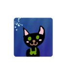 文字無しにゃあにゃあの手書きスタンプ☆=（個別スタンプ：4）