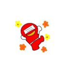 マスクマン参上！！（個別スタンプ：7）