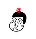 文字顔@スタンプ（個別スタンプ：25）