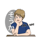 佐藤先生 (日常会話・日本語と英語)（個別スタンプ：23）