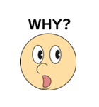 レトロカートゥーン顔スタンプ(FACE BOY)（個別スタンプ：5）