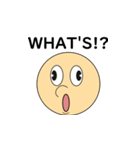 レトロカートゥーン顔スタンプ(FACE BOY)（個別スタンプ：7）
