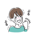 丁寧語の女性キャラスタンプ（個別スタンプ：16）