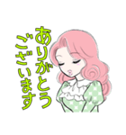 ツンデレお嬢様かりなちゃんスタンプ（個別スタンプ：12）