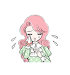 ツンデレお嬢様かりなちゃんスタンプ（個別スタンプ：21）