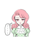 ツンデレお嬢様かりなちゃんスタンプ（個別スタンプ：23）