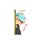 恥ずかしがりやな男の子スタンプ（個別スタンプ：4）
