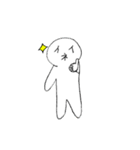 顔に書いてあるよ！？（個別スタンプ：1）