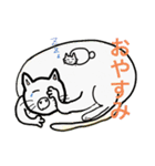 味のあるほんわか手書きスタンプ（個別スタンプ：5）