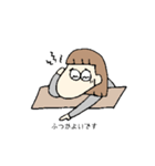 おかっぱOLの日常（個別スタンプ：5）