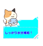 みけねこさんのメッセージスタンプ（個別スタンプ：14）