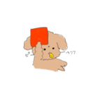 しゃべらないラッキーくん（個別スタンプ：8）