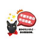 黒猫マギの感染対策（個別スタンプ：9）