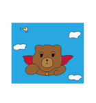 くまくんの日常（もじなし）（個別スタンプ：13）