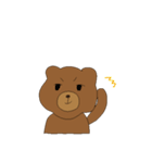 くまくんの日常（もじなし）（個別スタンプ：16）