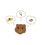 くまくんの日常（もじなし）（個別スタンプ：25）