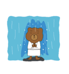 くまくんの日常（もじなし）（個別スタンプ：33）