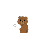 くまくんの日常（もじなし）（個別スタンプ：37）