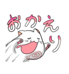 もっちりあごねこ ももちゃん日常偏（個別スタンプ：8）