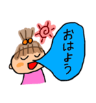 ほのぼの女の子1（個別スタンプ：6）