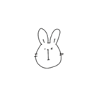へんてこ-うさぎ（個別スタンプ：2）