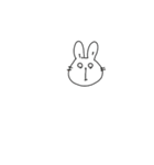 へんてこ-うさぎ（個別スタンプ：6）