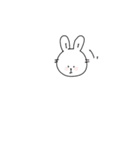 へんてこ-うさぎ（個別スタンプ：12）