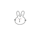 へんてこ-うさぎ（個別スタンプ：14）