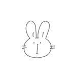 へんてこ-うさぎ（個別スタンプ：18）