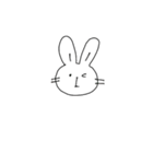 へんてこ-うさぎ（個別スタンプ：19）