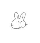 へんてこ-うさぎ（個別スタンプ：20）