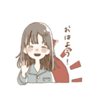おんなのこのほのぼの（個別スタンプ：5）