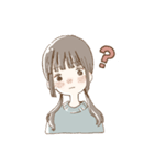 おんなのこのほのぼの（個別スタンプ：21）