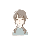 おんなのこのほのぼの（個別スタンプ：22）