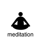 アクティビティピクトグラム 黒色（個別スタンプ：9）