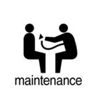 アクティビティピクトグラム 黒色（個別スタンプ：10）