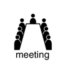 アクティビティピクトグラム 黒色（個別スタンプ：12）