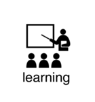 アクティビティピクトグラム 黒色（個別スタンプ：14）