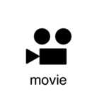 アクティビティピクトグラム 黒色（個別スタンプ：17）
