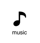 アクティビティピクトグラム 黒色（個別スタンプ：19）