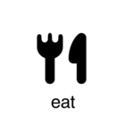 アクティビティピクトグラム 黒色（個別スタンプ：23）
